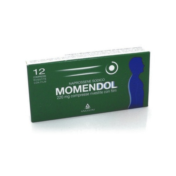 MOMENDOL 220 -  220 MG COMPRESSE RIVESTITECON FILM 12 COMPRESSE RIVESTITE