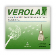 VEROLAX -  3 G BAMBINI SOLUZIONE RETTALE 6 CONTENITORI MONODOSE