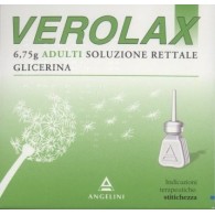 VEROLAX -  9 G ADULTI SOLUZIONE RETTALE 6 CONTENITORI MONODOSE