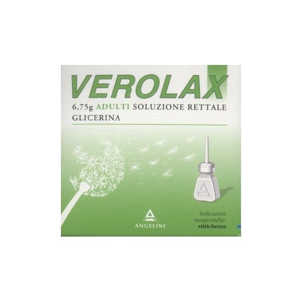 VEROLAX -  9 G ADULTI SOLUZIONE RETTALE 6 CONTENITORI MONODOSE