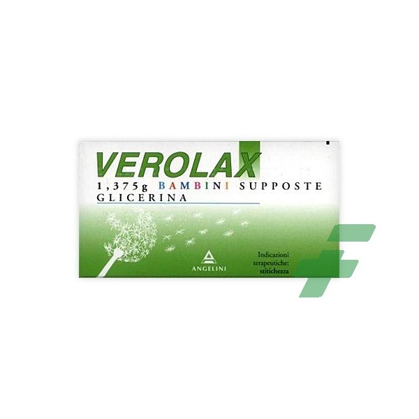 VEROLAX -  1,375 G BAMBINI SUPPOSTE 18 SUPPOSTE