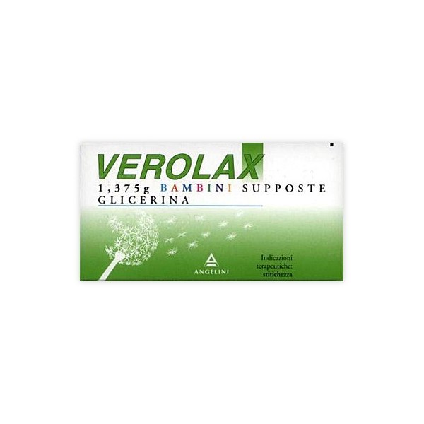 VEROLAX -  1,375 G BAMBINI SUPPOSTE 18 SUPPOSTE