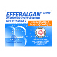 EFFERALGAN 330 MG COMPRESSE EFFERVESCENTI CON VITAMINA C -  330 MG COMPRESSE EFFERVESCENTI CON VITAMINA C 20 COMPRESSE