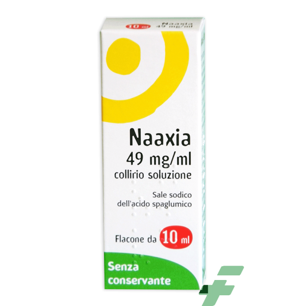 NAAXIA 49 MG/ML COLLIRIO, SOLUZIONE -  49 MG/ML COLLIRIO, SOLUZIONE FLACONE 10 ML