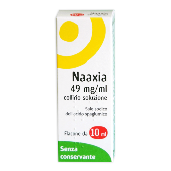 NAAXIA 49 MG/ML COLLIRIO, SOLUZIONE -  49 MG/ML COLLIRIO, SOLUZIONE FLACONE 10 ML