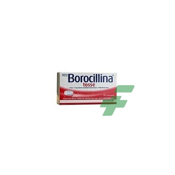 NEO BOROCILLINA TOSSE 10 MG + 1,2 MG PASTIGLIE - 10 MG + 1,2 MG PASTIGLIE 20 PASTIGLIE IN BLISTER PVC-PE-PVDC/AL