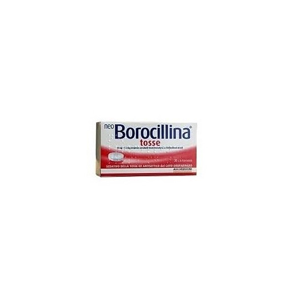 NEO BOROCILLINA TOSSE 10 MG + 1,2 MG PASTIGLIE - 10 MG + 1,2 MG PASTIGLIE 20 PASTIGLIE IN BLISTER PVC-PE-PVDC/AL