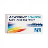 LEVOREACT OFTALMICO 0,05% COLLIRIO, SOSPENSIONE -  0,05% COLLIRIO, SOSPENSIONE  FLACONE 4 ML