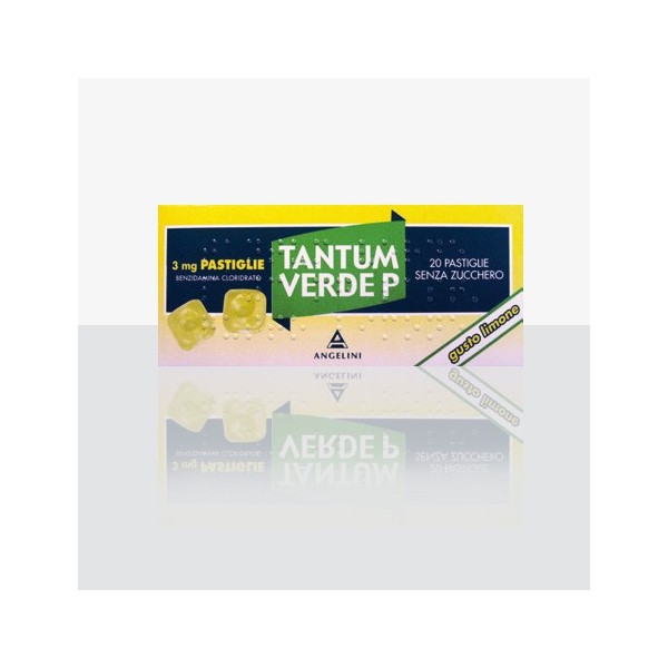 TANTUM VERDE P 3 MG PASTIGLIE GUSTO LIMONE -  3 MG PASTIGLIE GUSTO LIMONE 20 PASTIGLIE