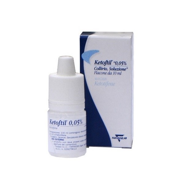 KETOFTIL -  0,05% COLLIRIO, SOLUZIONE FLACONE DA 10 ML