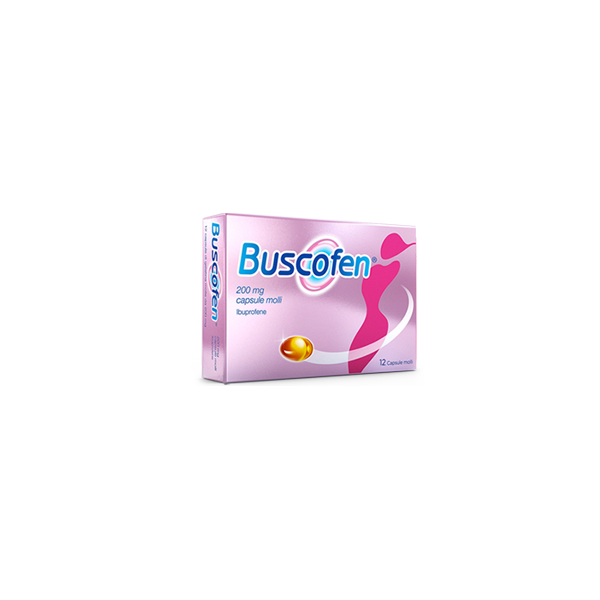 BUSCOFEN CAPSULE MOLLI – COMPRESSE RIVESTITE -  200 MG CAPSULE MOLLI 12 CAPSULE