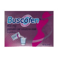 BUSCOFEN 400 MG GRANULATO PER SOLUZIONE ORALE -  400 MG GRANULATO PER SOLUZIONE ORALE 10 BUSTINE