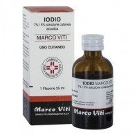 IODIO MARCO VITI 7%/5% SOLUZIONE CUTANEA ALCOLICA -  7%/5% SOLUZIONE CUTANEA ALCOOLICA 1 FLACONE 25 ML