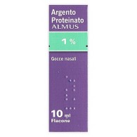 ARGENTO PROTEINATO ALMUS -  1% GOCCE NASALI E AURICOLARI, SOLUZIONE FLACONE 10 ML