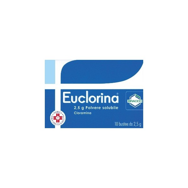 EUCLORINA 2,5 G POLVERE SOLUBILE -  2,5 G POLVERE SOLUBILE 10 BUSTINE