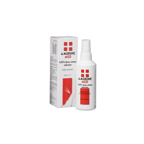 AMUKINE MED -  0,05 % SPRAY CUTANEO, SOLUZIONE FLACONE 200 ML