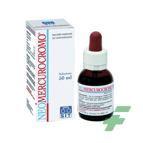 NEOMERCUROCROMO - SOLUZIONE CUTANEA 1 FLACONE 50 ML