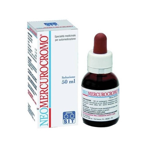 NEOMERCUROCROMO - SOLUZIONE CUTANEA 1 FLACONE 50 ML