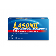 LASONIL ANTINFIAMMATORIO E ANTIREUMATICO 220 MG COMPRESSE RIVESTITE CON FILM -  220 MG COMPRESSE RIVESTITE CON FILM 12 COMPR...