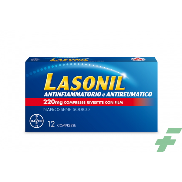 LASONIL ANTINFIAMMATORIO E ANTIREUMATICO 220 MG COMPRESSE RIVESTITE CON FILM -  220 MG COMPRESSE RIVESTITE CON FILM 12 COMPR...