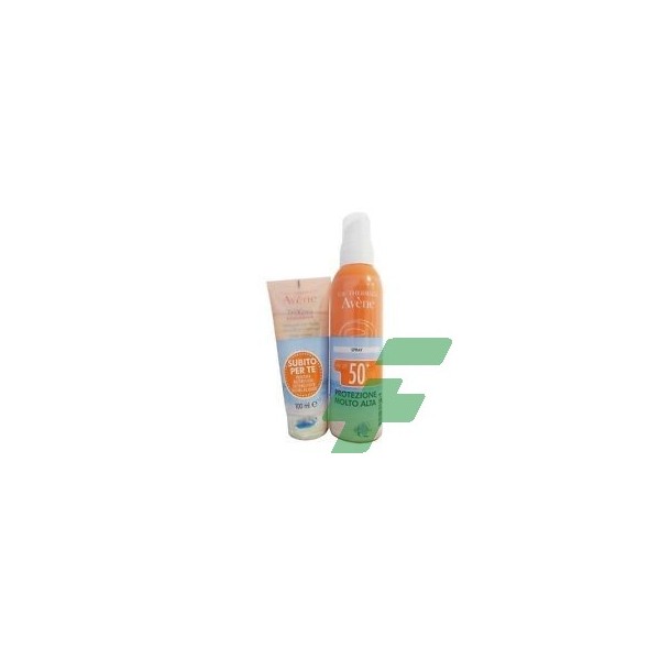 AVENE SOLARE KIT SPRAY SPF 50+ 200 ML + TRIXERA NUTRITION DETERGENTE 100 ML