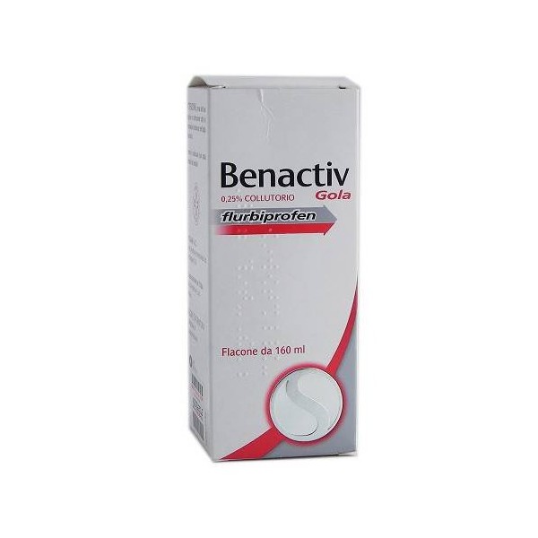 BENACTIV GOLA  -  0,25% COLLUTTORIO FLACONE 160 ML