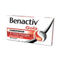 BENACTIV GOLA  -  8,75 MG PASTIGLIE GUSTO LIMONE E MIELE 16 PASTIGLIE