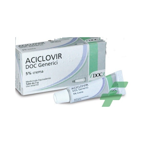 ACICLOVIR DOC GENERICI 5% CREMA -  5% CREMA TUBO 3 G