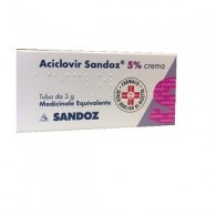 ACICLOVIR SANDOZ 5% CREMA -  5% CREMA TUBO DA 3 G