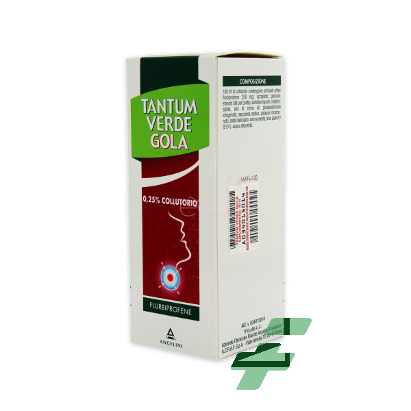 TANTUM VERDE GOLA -  250 MG/100 ML COLLUTORIO  FLACONE DA 160 ML