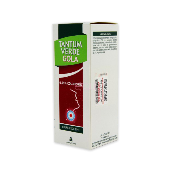 TANTUM VERDE GOLA -  250 MG/100 ML COLLUTORIO  FLACONE DA 160 ML