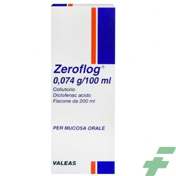 ZEROFLOG -  0,074 G/100 ML COLLUTORIO 1 FLACONE DA 200 ML