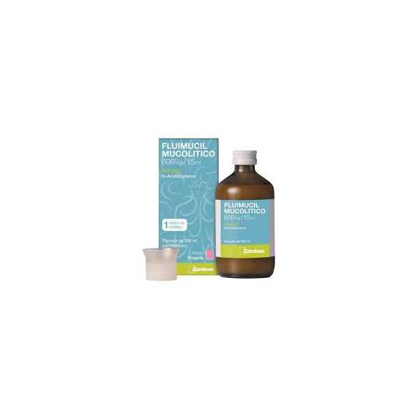 FLUIMUCIL MUCOLITICO - 600 MG/15 ML SCIROPPO FLACONE 200 ML