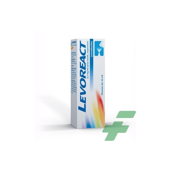 LEVOREACT 0,5 MG/ML SPRAY NASALE SOSPENSIONE  FLACONE DA 10 ML