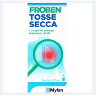 FROBEN TOSSE SECCA -  1,7 MG/5 ML SCIROPPO FLACONE 125 ML CON MISURINO