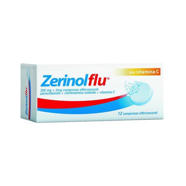 ZERINOLFLU COMPRESSE EFFERVESCENTI - COMPRESSE EFFERVESCENTI 12 COMPRESSE