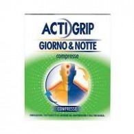 ACTIGRIP GIORNO &amp NOTTE COMPRESSE -  500 MG + 60 MG COMPRESSE 12 COMPRESSE GIORNO + 500 MG + 25 MG COMPRESSE 4 COMPRESSE ...