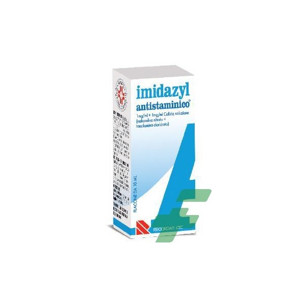 IMIDAZYL ANTISTAMINICO 1 MG/ML + 1 MG/ML COLLIRIO, SOLUZIONE -  1 MG/ML + 1 MG/ML COLLIRIO, SOLUZIONE 1 FLACONE 10 ML