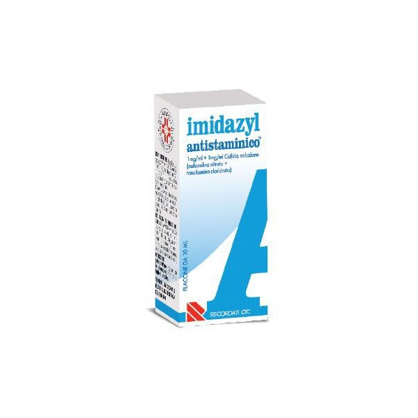 IMIDAZYL ANTISTAMINICO 1 MG/ML + 1 MG/ML COLLIRIO, SOLUZIONE -  1 MG/ML + 1 MG/ML COLLIRIO, SOLUZIONE 1 FLACONE 10 ML