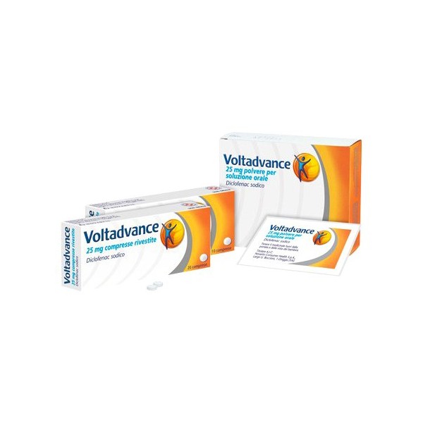 VOLTADVANCE -  25 MG COMPRESSE RIVESTITE CON FILM 10 CPR