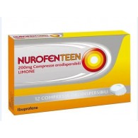 NUROFENTEEN, 200 MG COMPRESSE ORODISPERSIBILI LIMONE - 200 MG COMPRESSE ORODISPERSIBILI 12 COMPRESSE ORODISPERSIBILI LIMONE ...