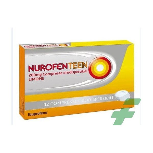 NUROFENTEEN, 200 MG COMPRESSE ORODISPERSIBILI LIMONE - 200 MG COMPRESSE ORODISPERSIBILI 12 COMPRESSE ORODISPERSIBILI LIMONE ...