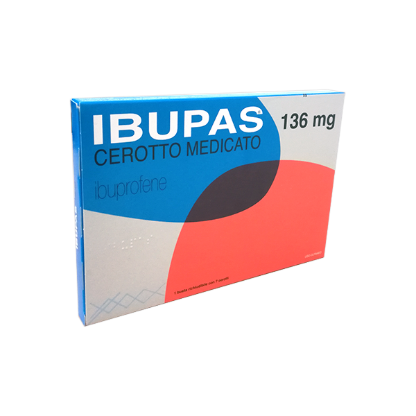 IBUPAS 136 MG CEROTTO MEDICATO -  136 MG CEROTTO MEDICATO 7 CEROTTI