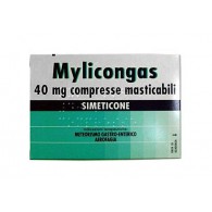 MYLICONGAS 40 MG COMPRESSE MASTICABILI -  40 MG COMPRESSE MASTICABILI 50 COMPRESSE