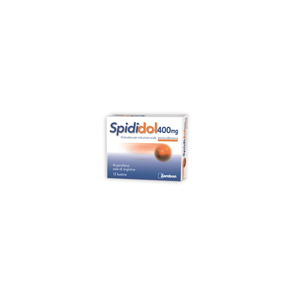 SPIDIDOL -  400 MG GRANULATO PER SOLUZIONE ORALE GUSTO ALBICOCCA