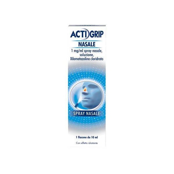 ACTIFED DECONGESTIONANTE 1 MG/ML SPRAY NASALE, SOLUZIONE -  1 MG/ML SPRAY NASALE, SOLUZIONE 1 FLACONE HDPE DA 10 ML