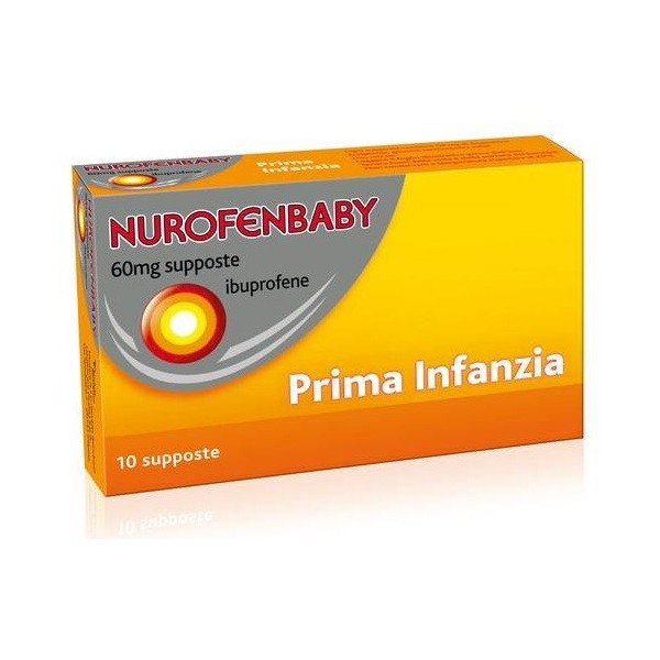 NUROFENBABY 60 MG SUPPOSTE PRIMA INFANZIA -  60 MG SUPPOSTE 10 SUPPOSTE IN BLISTER AL