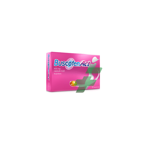 BUSCOFENACT 400 MG CAPSULE MOLLI -  400 MG CAPSULE MOLLI 12 CAPSULE IN BLISTER PVC/PE/PVDC-AL