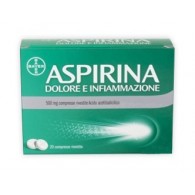 ASPIRINA DOLORE E INFIAMMAZIONE 500 MG -  500 MG COMPRESSE RIVESTITE 8 COMPRESSE IN BLISTER AL/PE/CARTA