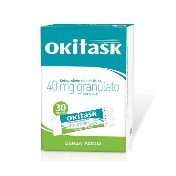 OKITASK 40 MG GRANULATO - 40 MG GRANULATO, 30 BUSTINE IN PET/AL/PE